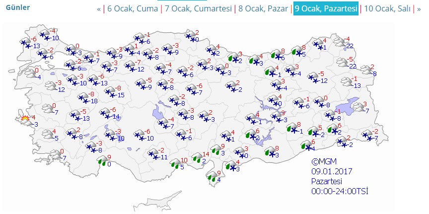 Meteoroloji'den yoğun kar yağışı uyarısı (İstanbul'da kar yağışı başladı)