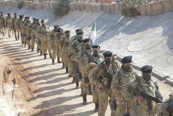 Raco operasyonuna katılan Hamza Tümeni fotoğraf paylaştı