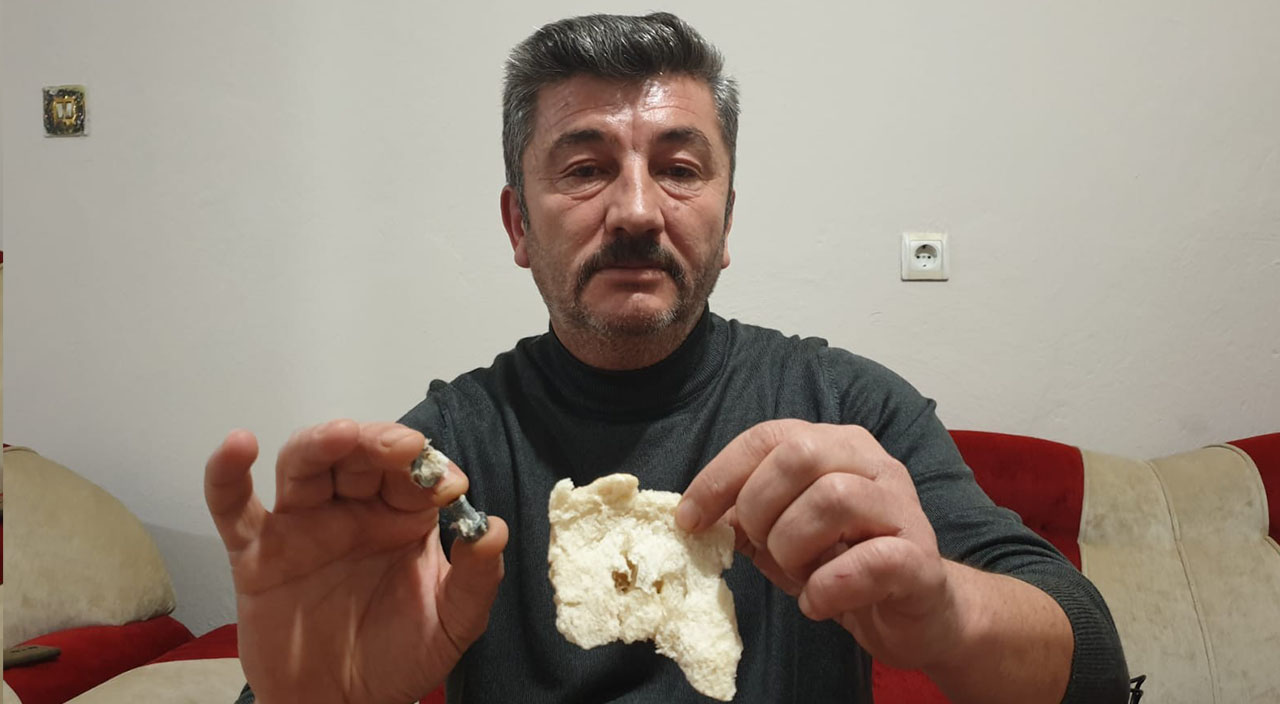 Yemeğe hazırlandığı ekmekten çıkanlar şoke etti