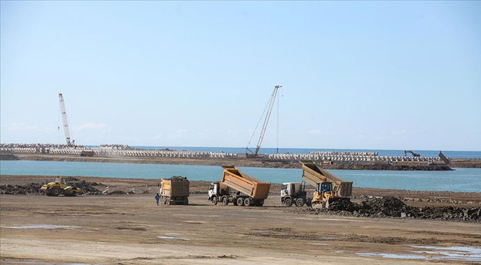 Rize-Artvin Havalimanı'nda altyapı çalışmalarının yüzde 85'i tamamlandı