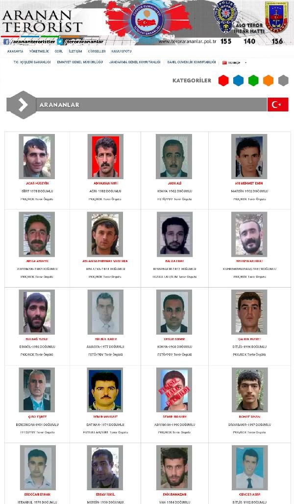 609 terörist etkisiz hâle getirildi, dağıtılmayı bekleyen ödül ise 510 milyon lira