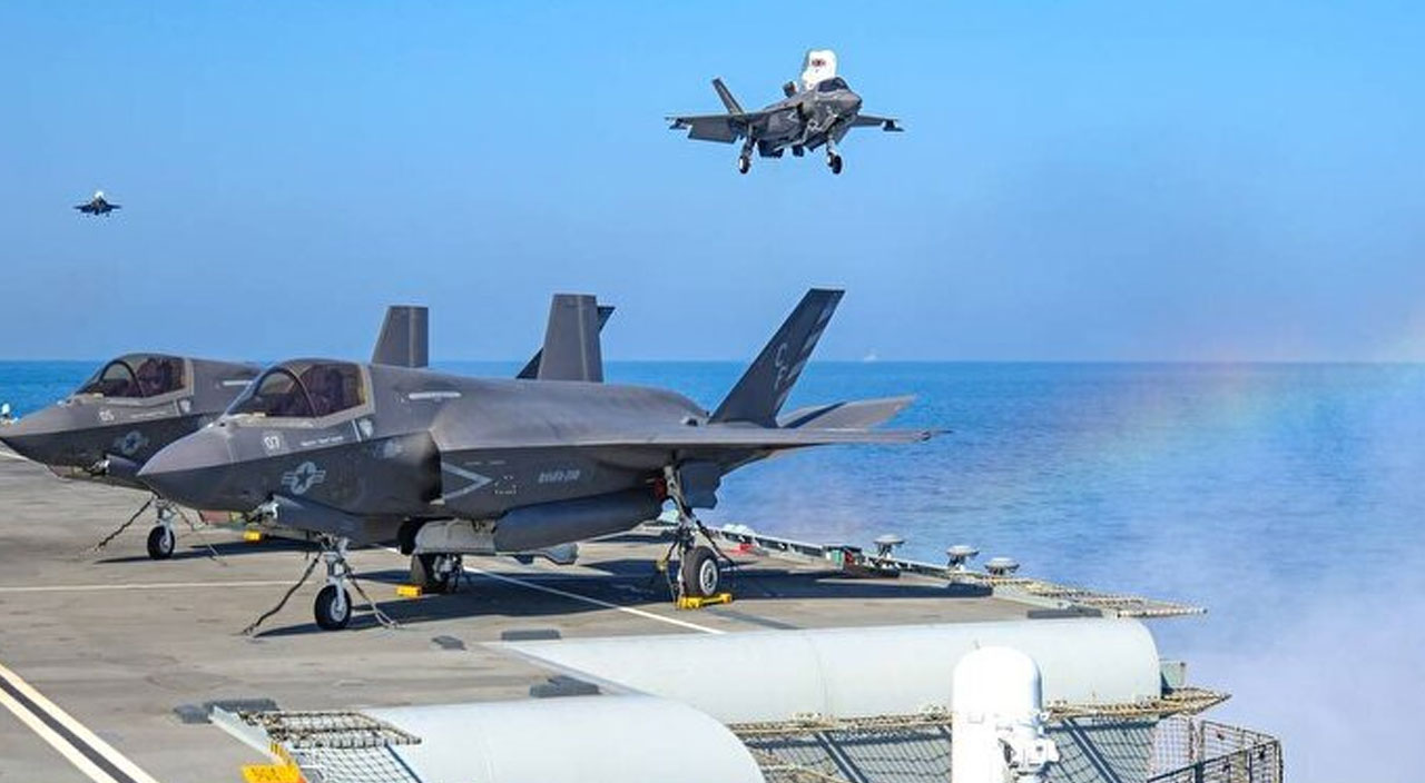 F-35 uçağı denize çakıldı: İngiltere ordusunda Rusya paniği