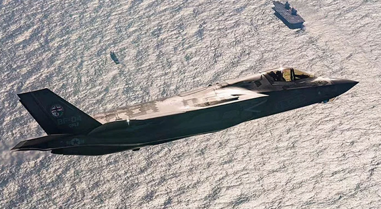 F-35 uçağı denize çakıldı: İngiltere ordusunda Rusya paniği