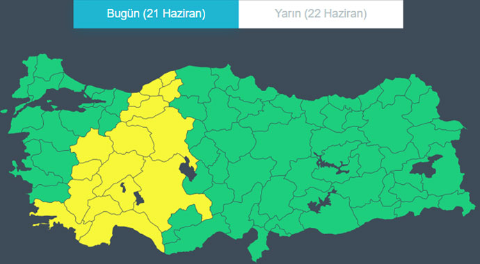 Meteoroloji il il uyardı! Sağanak alarmı verildi
