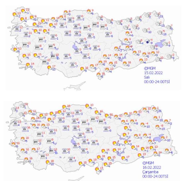 Kar geri geliyor! 15 Şubat hava durumu