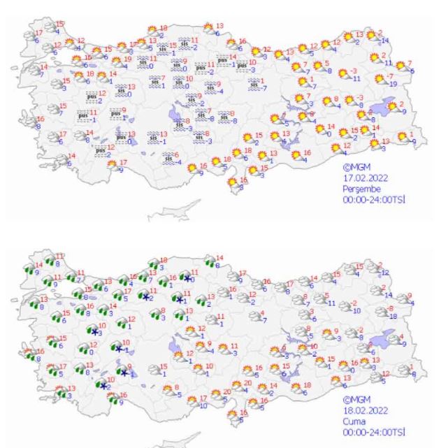 Kar geri geliyor! 15 Şubat hava durumu