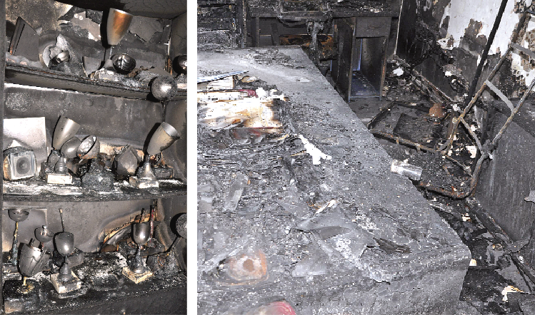 Hainler yine okul yaktı Hainler yine okul yaktı