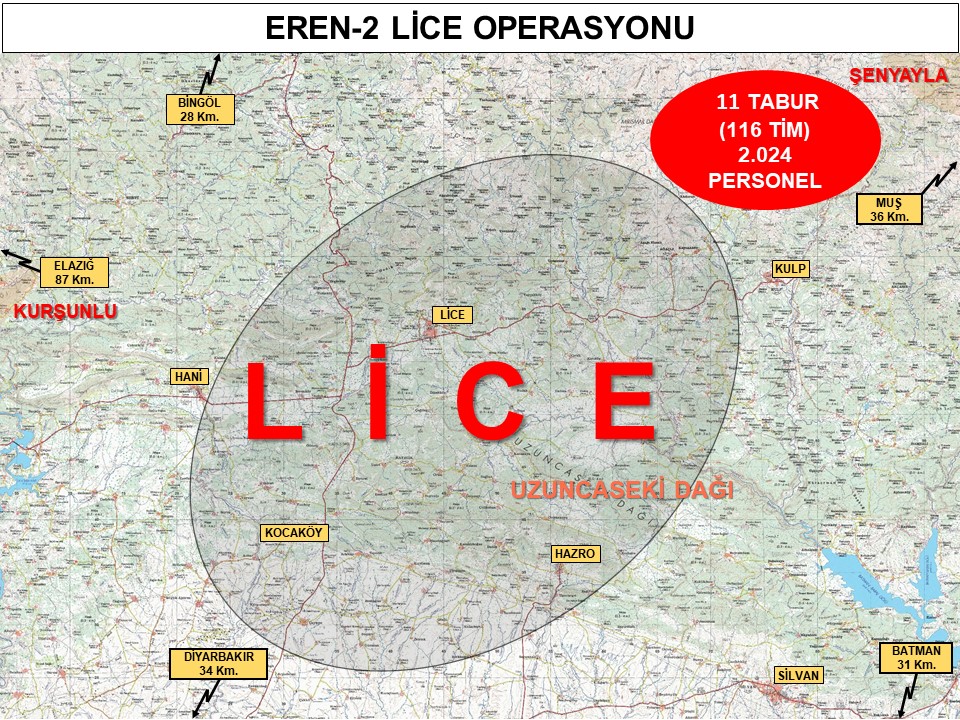 'Eren-2 Lice Operasyonu' başladı