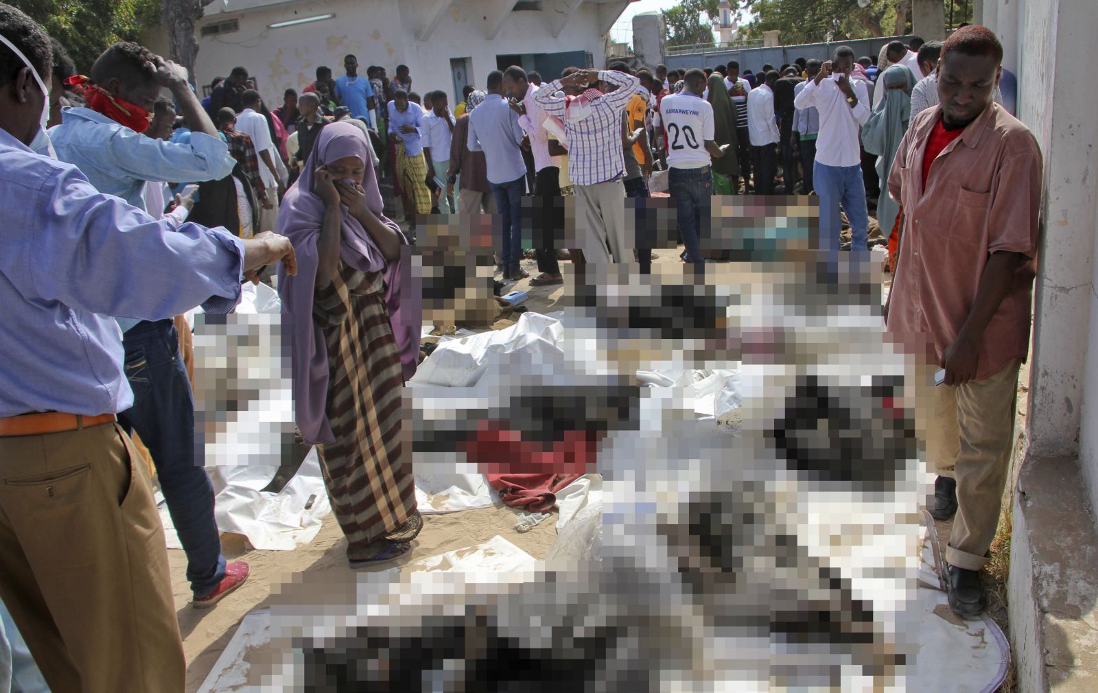Somali'deki katliamda ölü sayısı korkunç boyutlara ulaştı