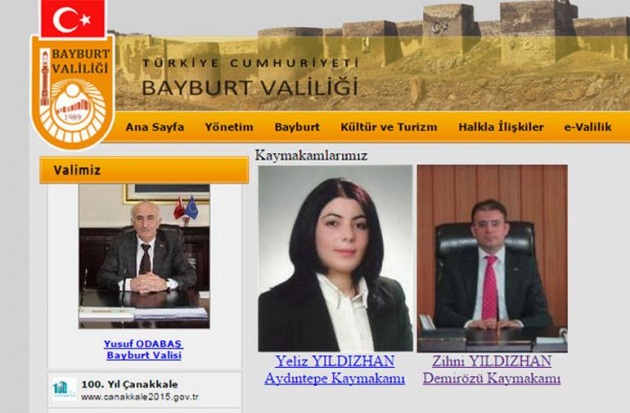 İki ilçeli Bayburt karı koca kaymakamlara emanet