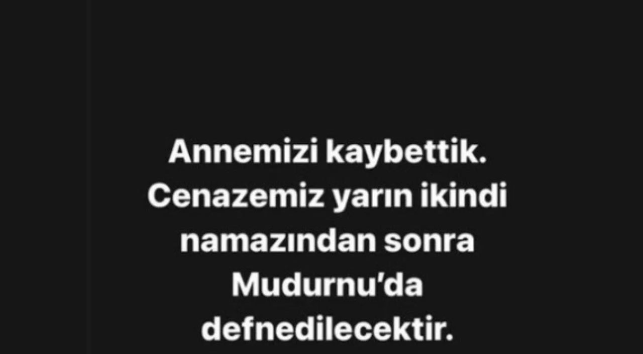 Sinem Öztürk’ün acı günü: Kanser tedavisi gören annesi hayatını kaybetti