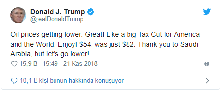 Trump'tan Suudi Arabistan'a teşekkür!