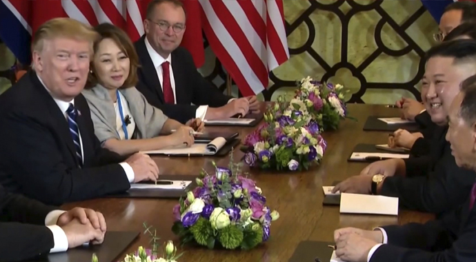 Beyaz Saray: Trump- Kim görüşmesinde anlaşma sağlanamadı Beyaz Saray: Trump- Kim görüşmesinde anlaşma sağlanamadı