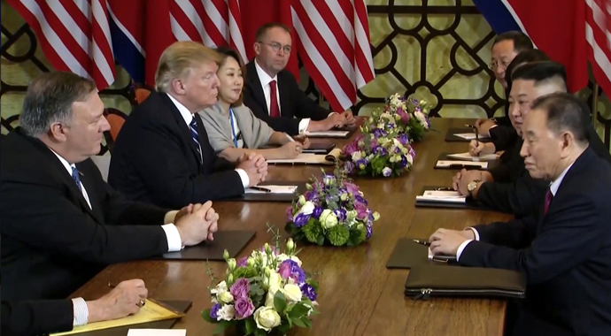 Beyaz Saray: Trump- Kim görüşmesinde anlaşma sağlanamadı Beyaz Saray: Trump- Kim görüşmesinde anlaşma sağlanamadı