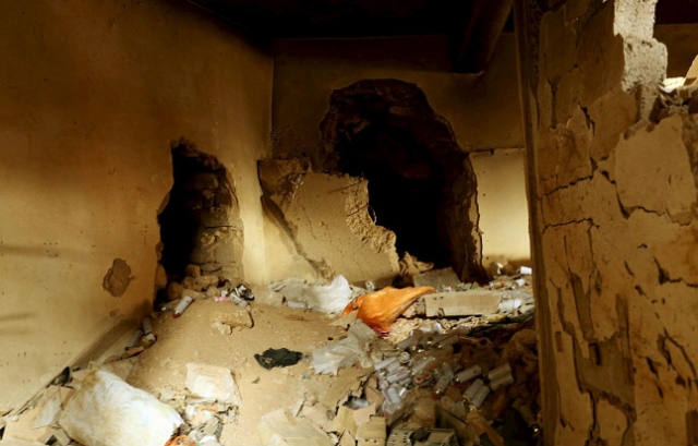 DAEŞ'in hava saldırılarından kaçmasını sağlayan tüneller bulundu
