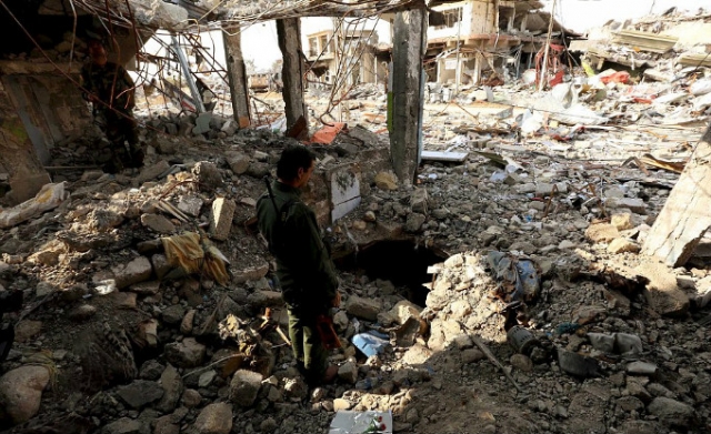 DAEŞ'in hava saldırılarından kaçmasını sağlayan tüneller bulundu