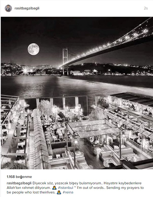 İstanbul Reina'daki terör saldırısına ünlüler tepkili