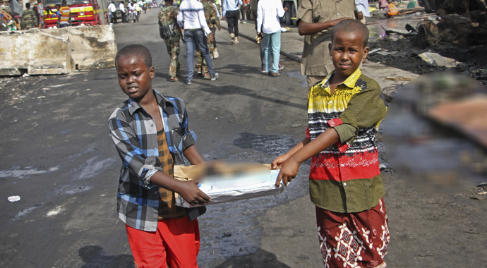 Somali'den çok acı kare
