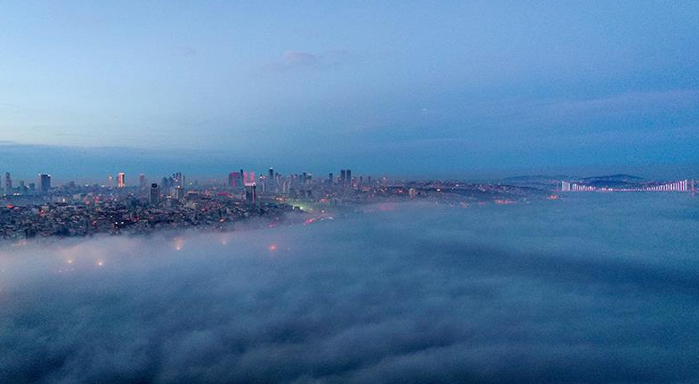 Marmaray'da sis yoğunluğu