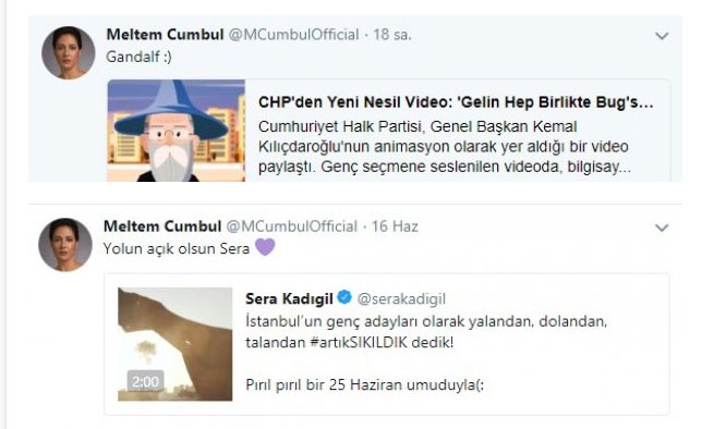 Meltem Cumbul oyunun rengini belli etti