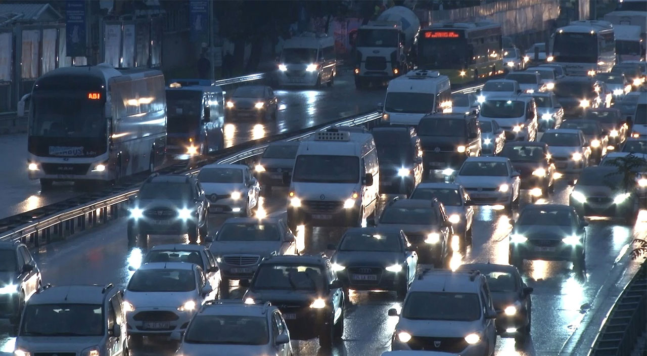 İstanbul’da trafik yoğunluğu