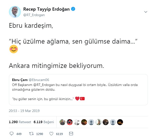 Cumhurbaşkanı Erdoğan'dan engelli basketbolcuya sosyal medyadan davet