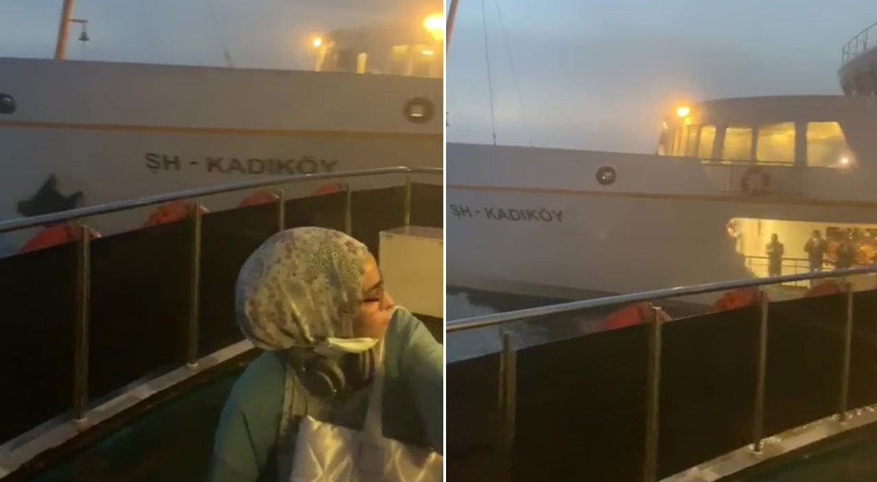 Faciaya ramak kala! Kız Kulesi açıklarında korku dolu anlar