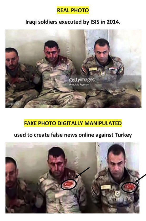 Rejim medyasından photoshoplu yalanlar