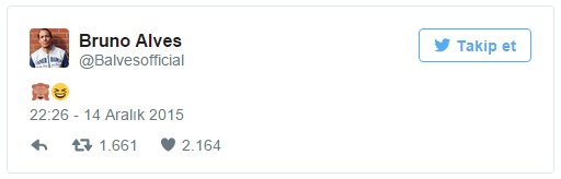 Bruno Alves'ten G.Saray'a gönderme