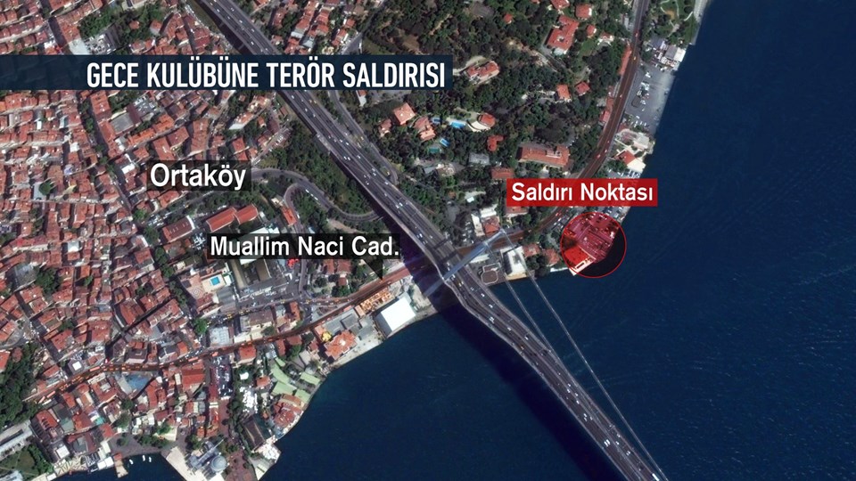 Son dakika... Ortaköy'de gece kulübüne terör saldırı: 39 kişi hayatını kaybetti (ölü yaralı sayısı)