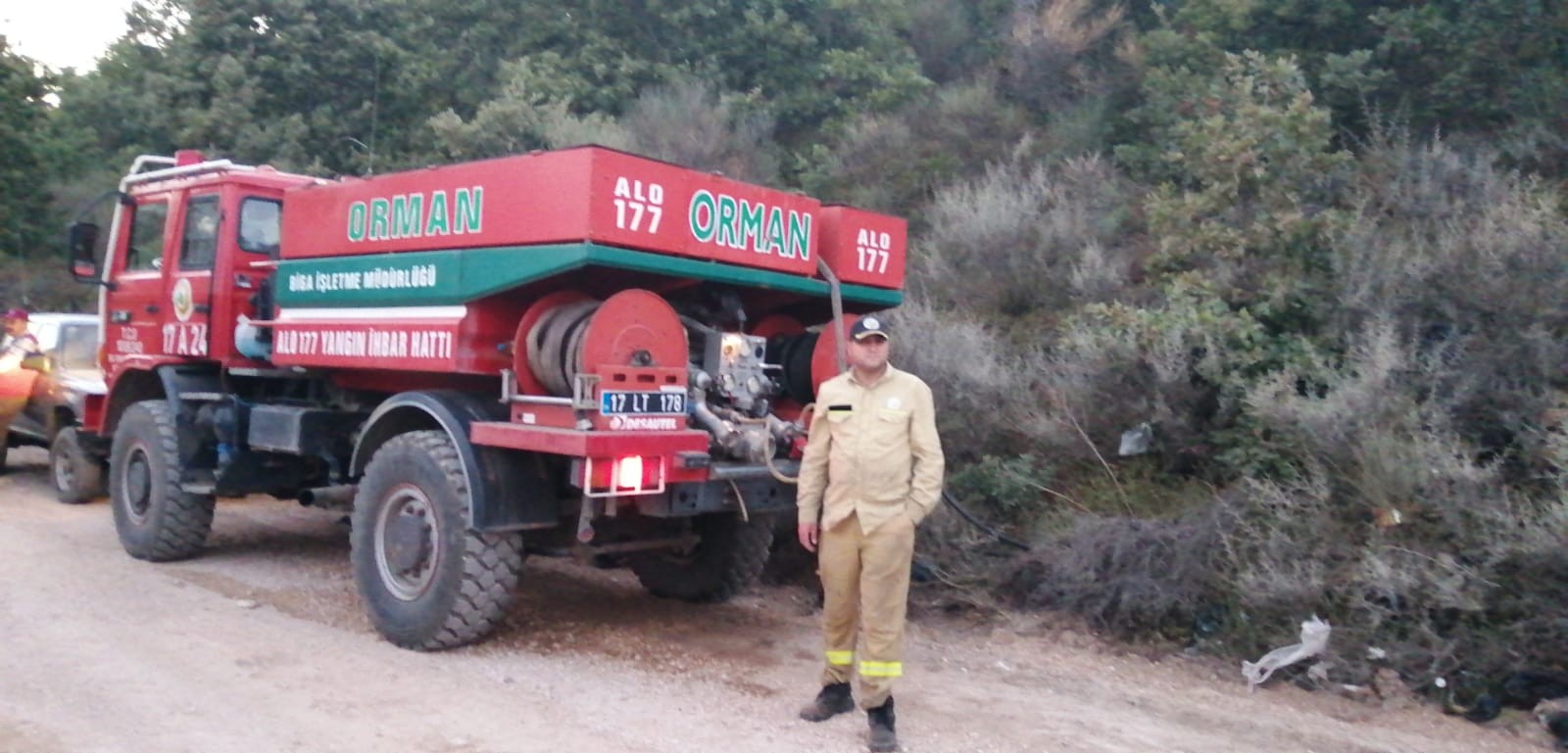 Biga’daki orman yangını kontrol altına alındı