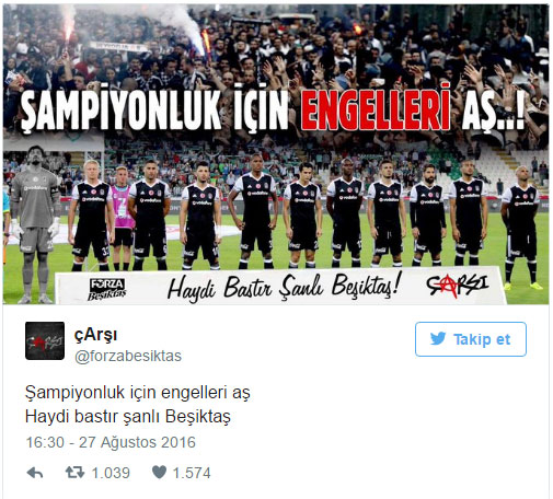 Çarşı Tolga Zengin'e karşı