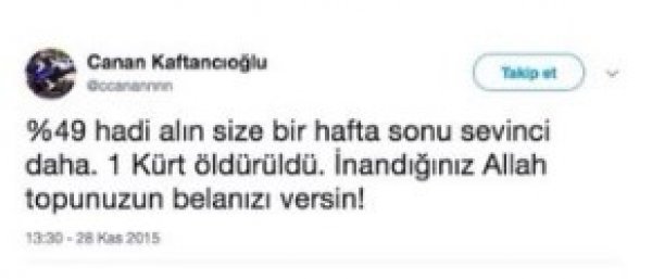 CHP İstanbul İl Başkanı Canan Kaftancıoğlu'ndan skandal tweetler