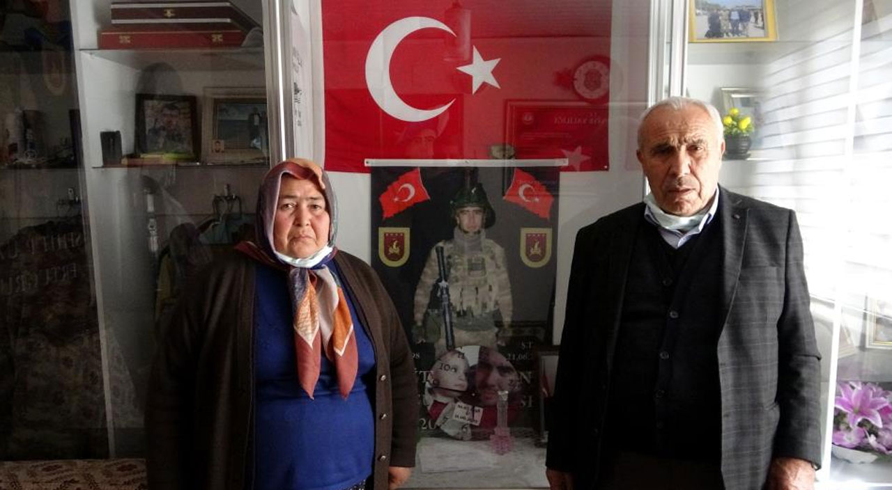 Ev küle dönerken şehidin hatıraları zarar görmedi