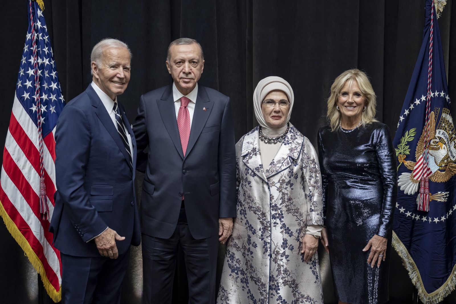 Cumhurbaşkanı Erdoğan ve ABD Başkanı Joe Biden'den aile fotoğrafı