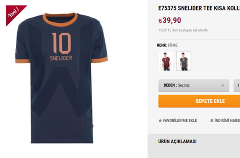 GS Store'dan Sneijder fiyaskosu