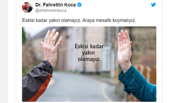 Bakan Koca'dan vatandaşlara çağrı