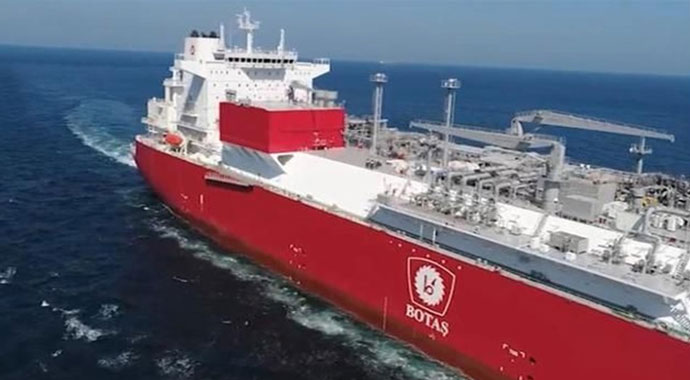 İlk doğalgaz depolama ve sıvılaştırma gemisi Türkiye’de