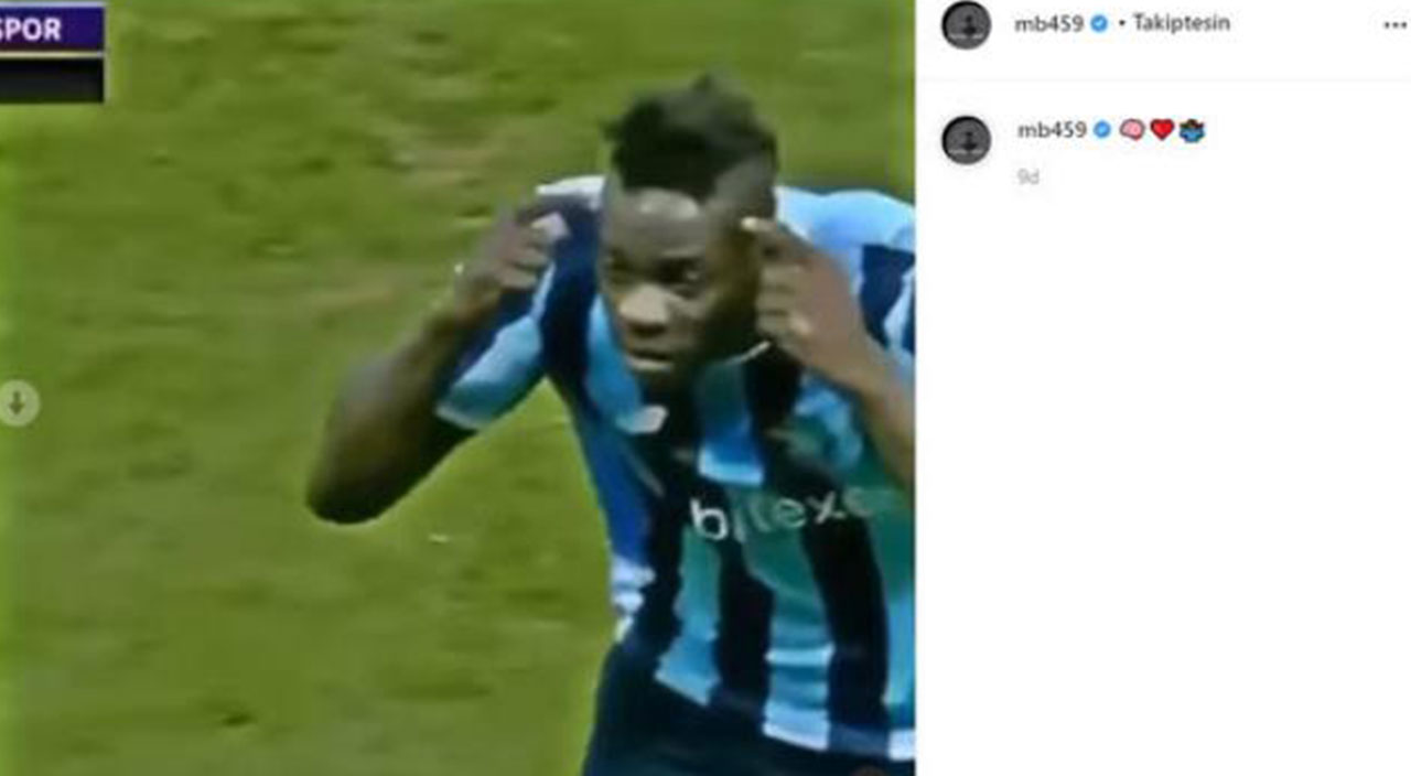 Balotelli’den Sergen Yalçın’a gönderme! Sosyal medya paylaşımı olay oldu