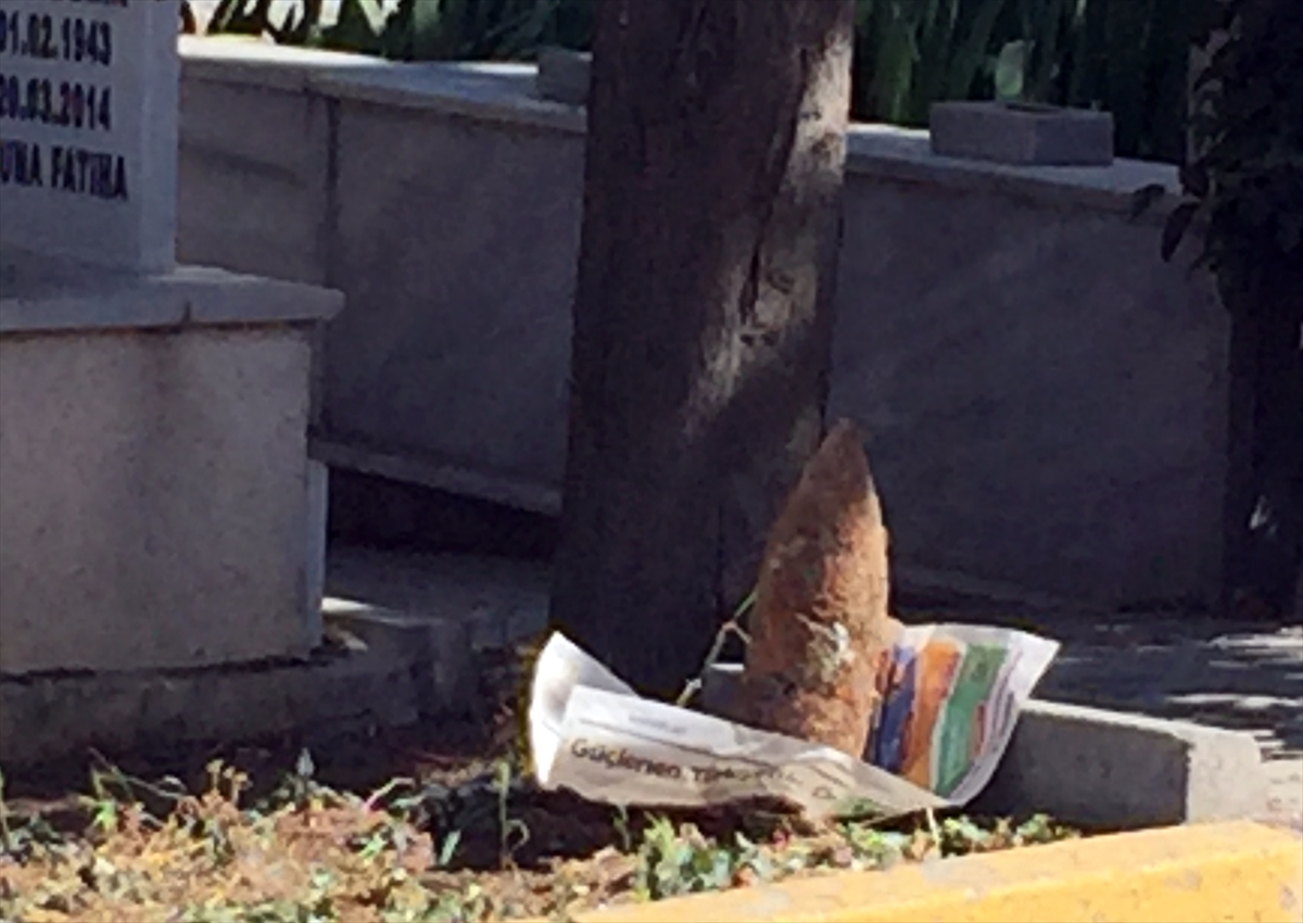 Pendik'te patlamamış top mermisi bulundu