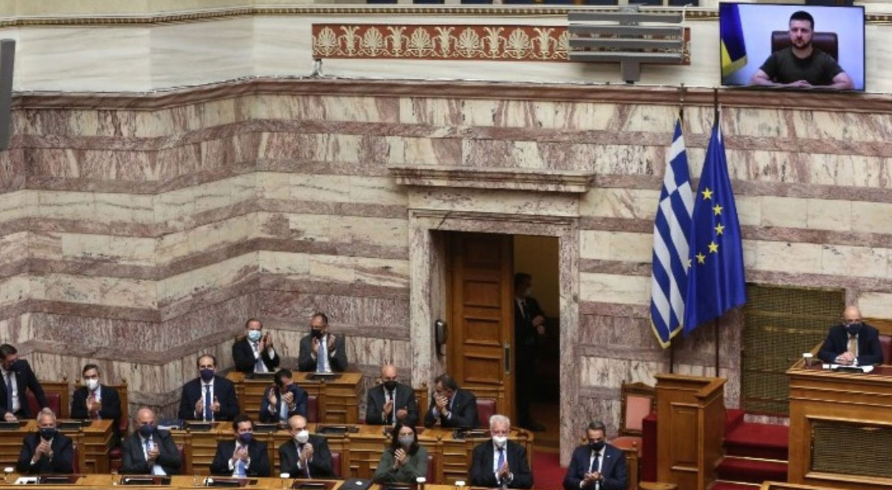 Zelenski'nin Filiki Eterya örgütünü övmesi Yunan Parlamentosu’nu karıştırdı! Tepkiler çığ gibi