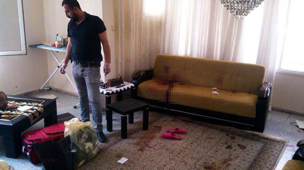 Adana'daki katliam evinin içi kan gölüne dönmüş