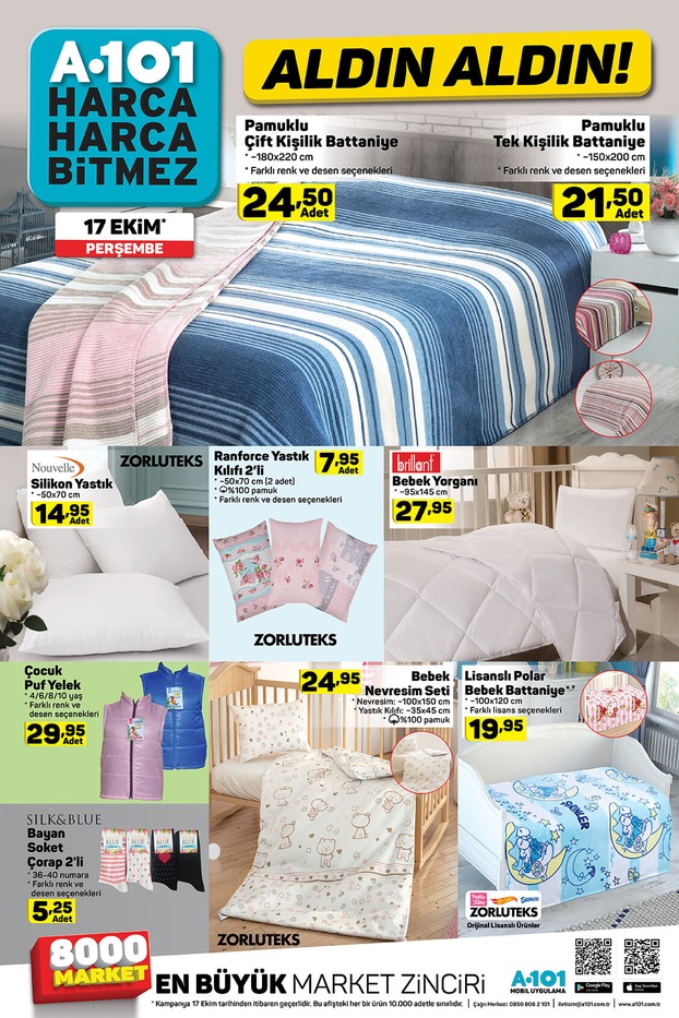 A101 17 Ekim 2019 İndirimli ürünler listesi, katoloğu | 17 Ekim  A101  Aktüel Ürün Kataloğunda Neler Var? | 2019 A101 Ekim broşürü