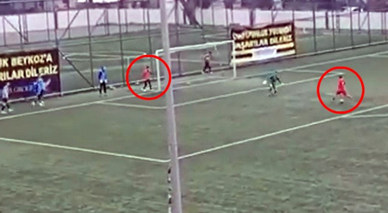 Sahaya atlayarak kaleye giden topu çıkardı! Hakemin verdiği karar ise herkesi şaşırttı