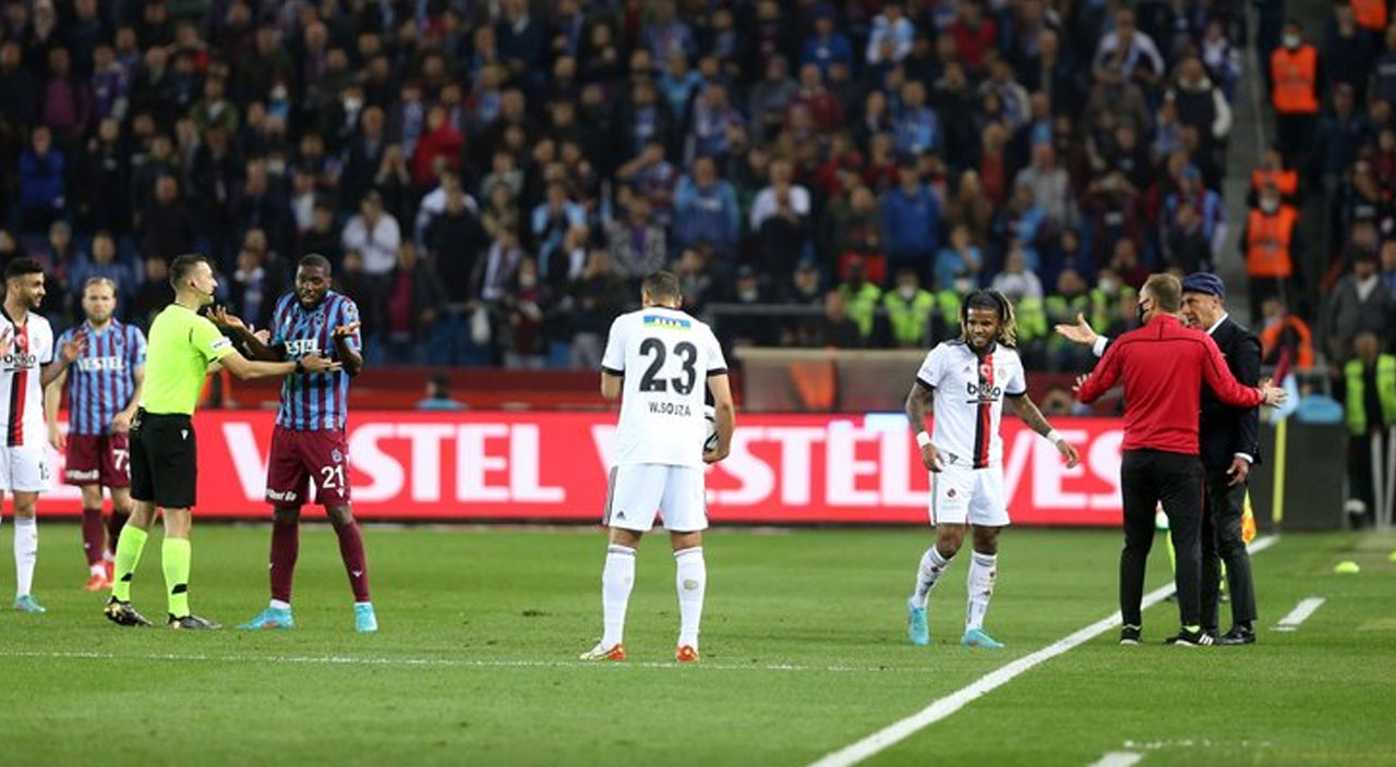 Beşiktaş Trabzonspor maçındaki kural hatası için TFF’ye gidiyor!