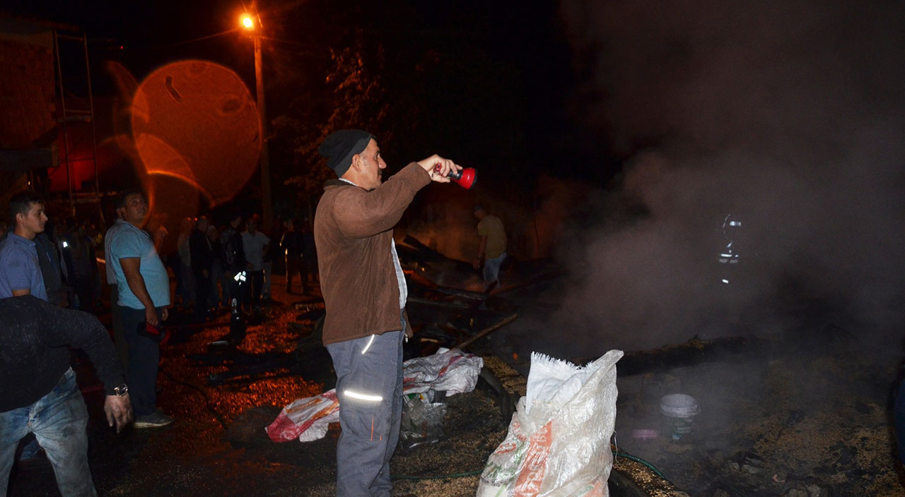 Samsun’da korkutan yangın!