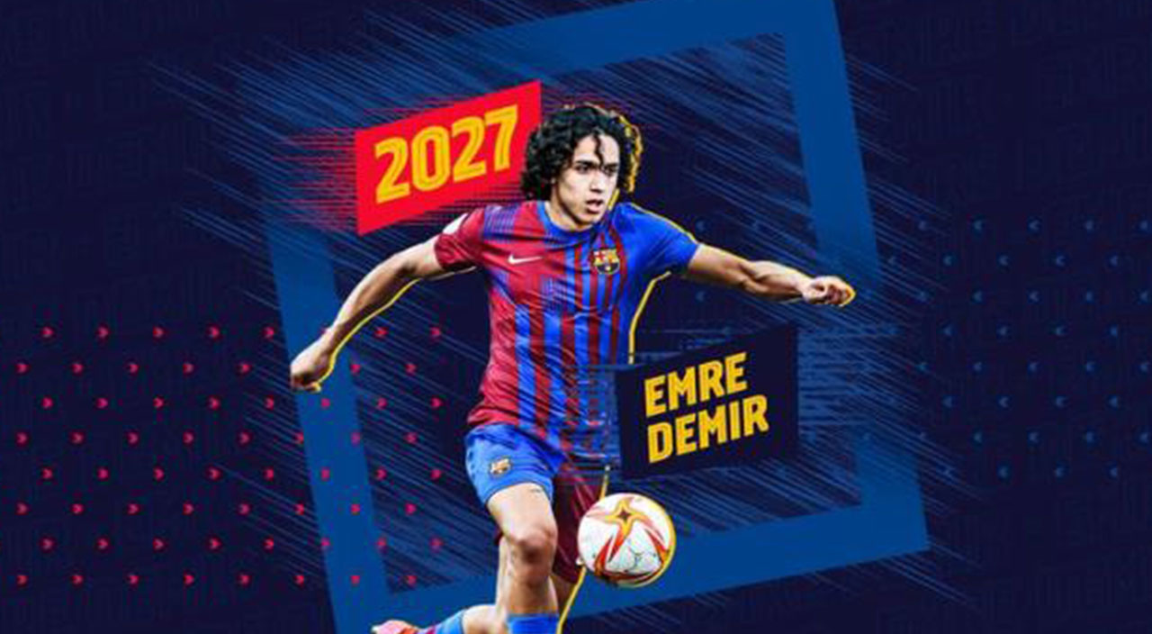 Süper Lig’de tarih yazan Emre Demir 17 yaşında Barcelona’ya transfer oldu