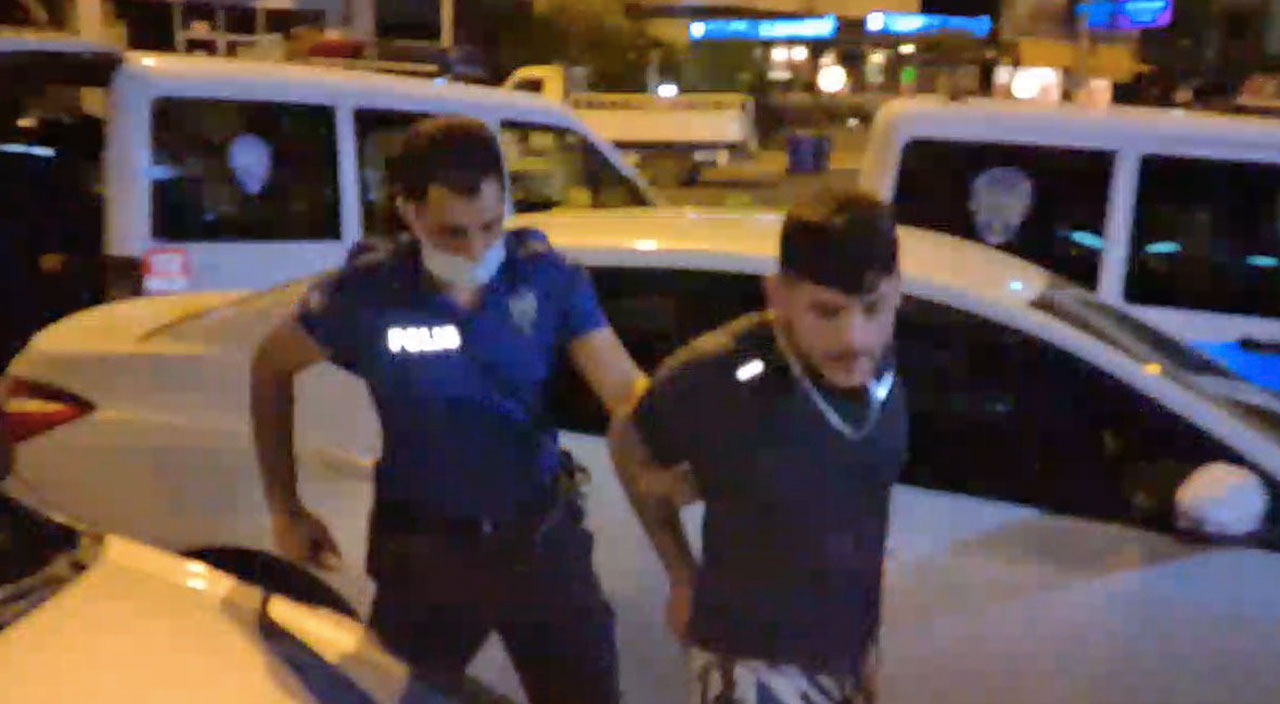 Polise çarpıp ateş açtı! 30 dakikalık kovalamacının ardından yakalandı