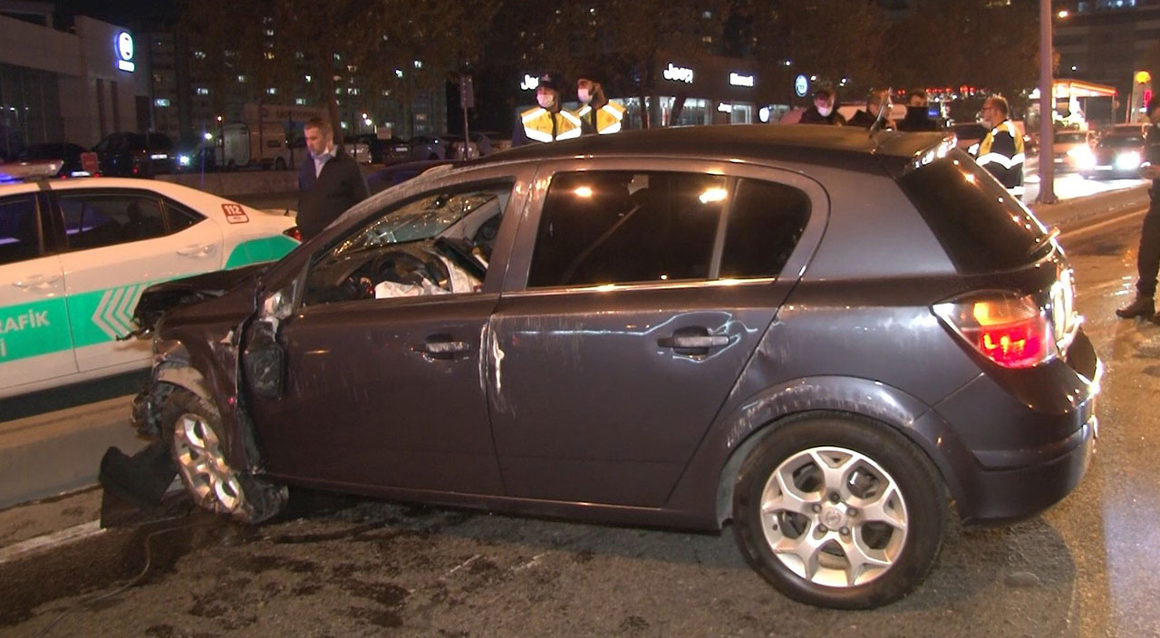 Trafikte makas atmaya çalıştı! Takla atarak metrelerce sürüklendi