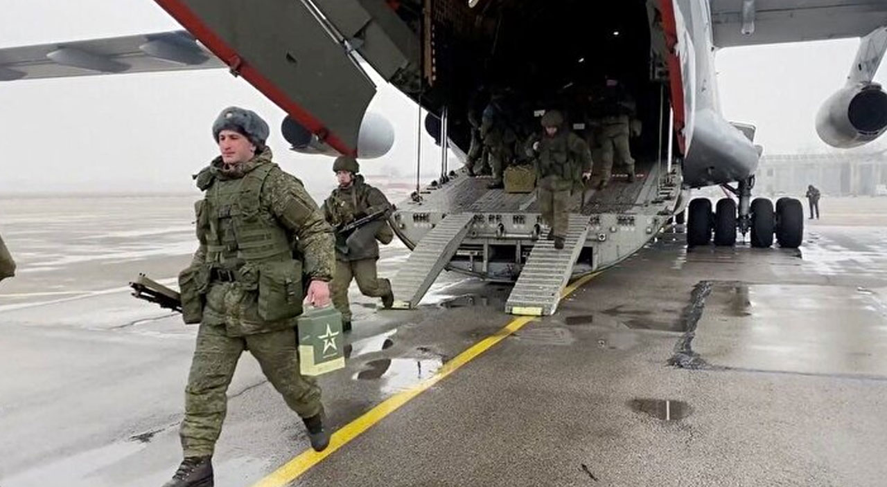 KGAÖ’den Kazakistan’a yardım: 2 bin 500 asker bölgeye sevk edildi